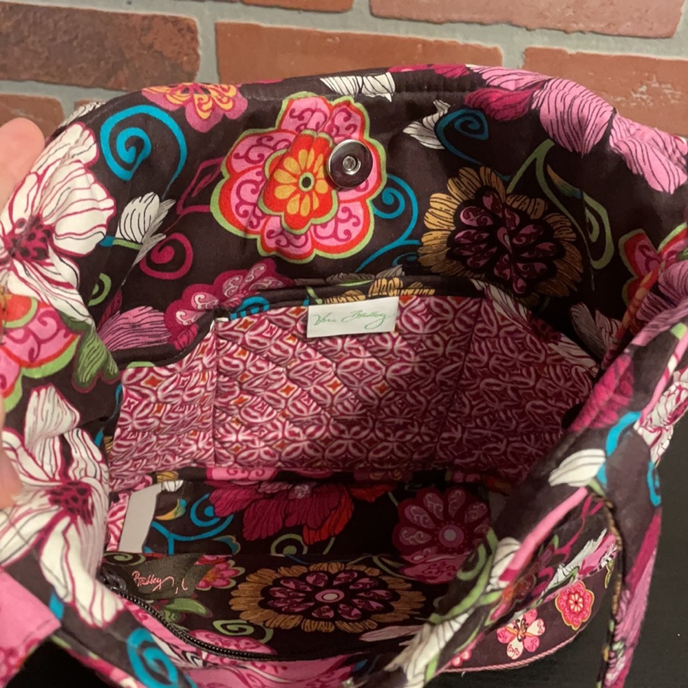 Vera Bradley Purse-Mod Floral a pink - Picture 3 of 3